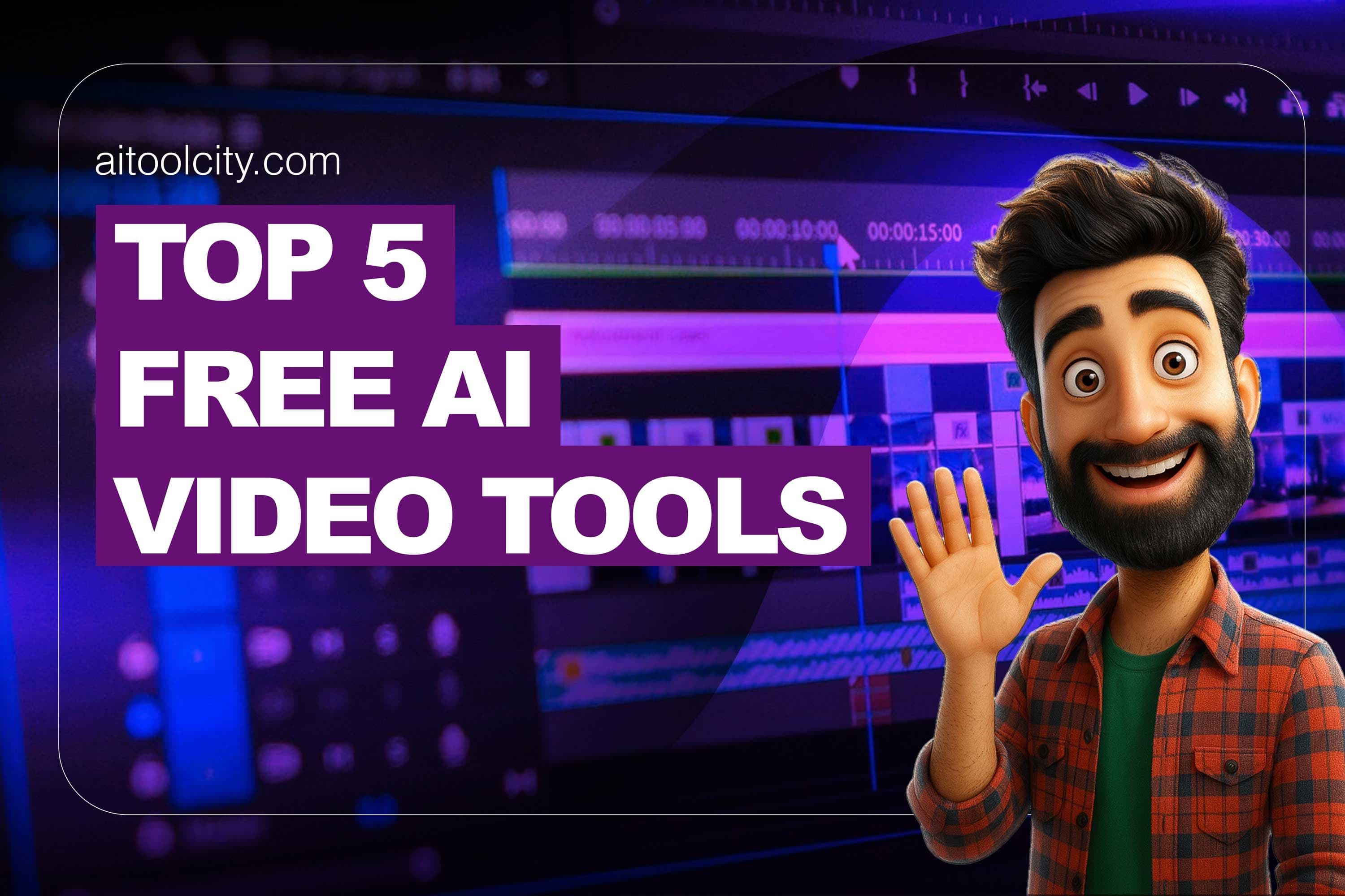 Top 5 Free AI Video Editing Tools in 2025