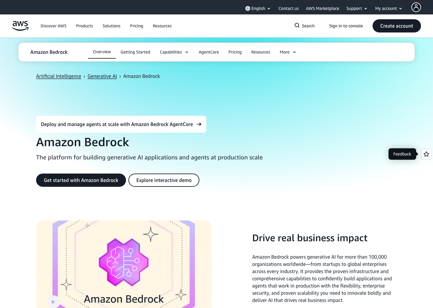 Amazon Bedrock preview